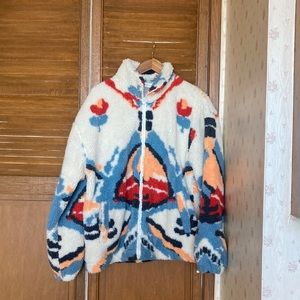 FASHion zip up cozy sweater